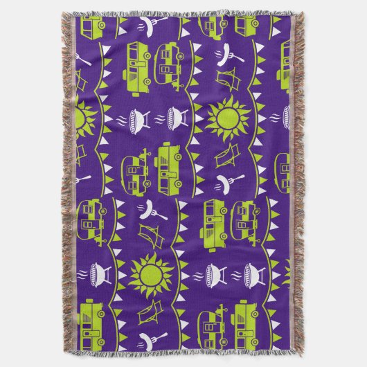 Couverture Décor camping Caravan (devant Vertical)