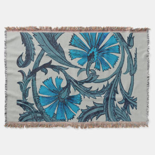 Couverture Décor de carreaux rustiques d'art floral antique b