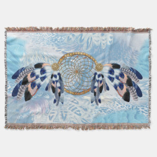 Couverture Décor de la maison de capture de rêve bleu exotiqu