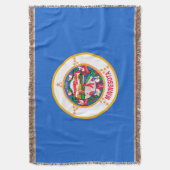 Couverture Décor Design du drapeau de l'État du Minnesota (devant Vertical)