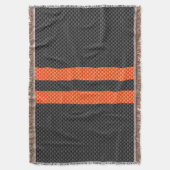 Couverture Décor Sporty Orange Stripes En Fibre De Carbone (devant Vertical)
