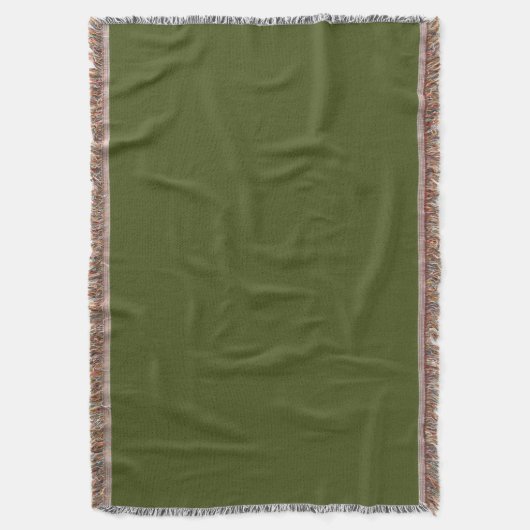 Couverture Décor vert Olive Customiser facilement (devant Vertical)
