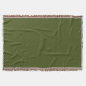 Couverture Décor vert Olive Customiser facilement (Devant)