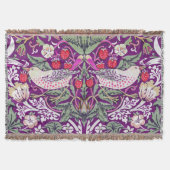 Couverture Décor violet William Morris fraise Thief (Devant)