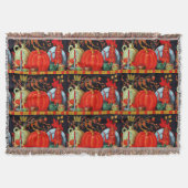 Couverture Décoration Citrouille Festive d'automne (Devant)