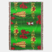 Couverture Décorations De Noël Sur Vert (devant Vertical)
