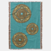 Couverture décorative Mandala Poissons (devant Vertical)