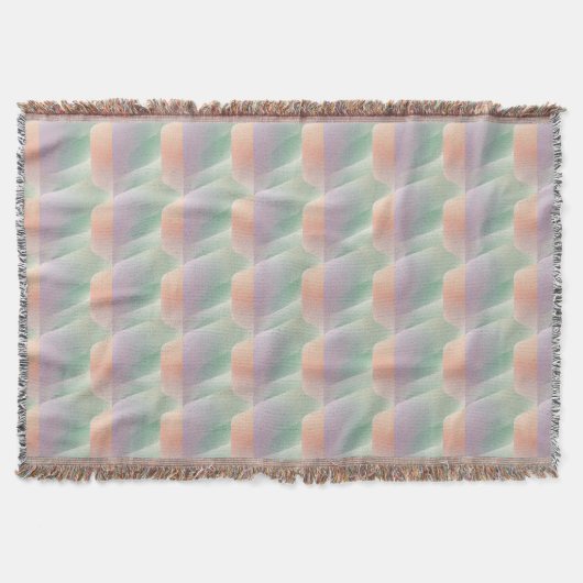 Couverture Dégradé Abstrait Pastel Couleur Douce Esthétique (Devant)