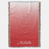 Couverture dégradé personnalisé noir (devant Vertical)