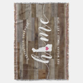 Couverture Delaware Maison État Personnalisé Bois Look (devant Vertical)