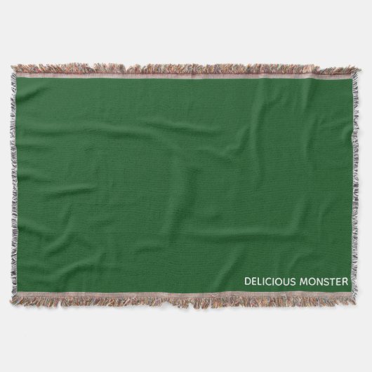 Couverture Delicious Monster green color name (Devant)