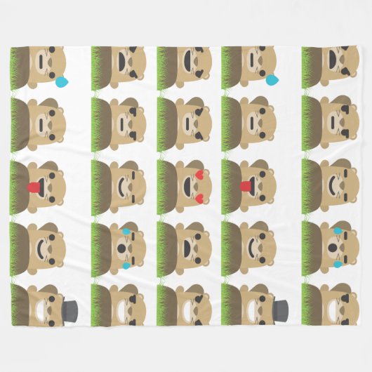 couverture d'emojis de marmotte (Devant (Horizontal))