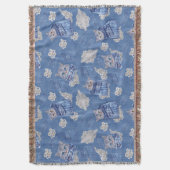 Couverture Denim Jean poches, chatons et dentelle (devant Vertical)