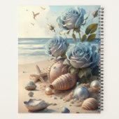 Couverture Denim Rose & Pearl Dotée Planner (Dos)
