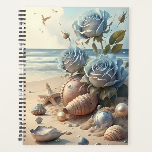 Couverture Denim Rose & Pearl Dotée Planner (Devant)
