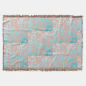 Couverture Dentelle et Turquoise floraux (Devant)