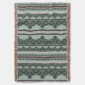 Couverture Dentelle noire, oreiller jetable ouvert (devant Vertical)