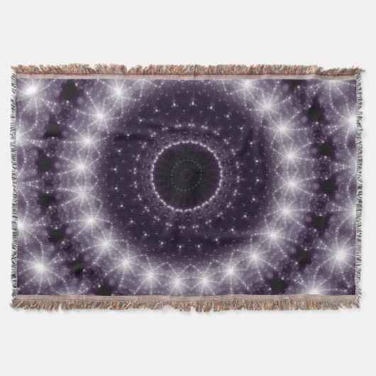 Couverture Dentelle ronde noire et blanche fantaisie (Devant)