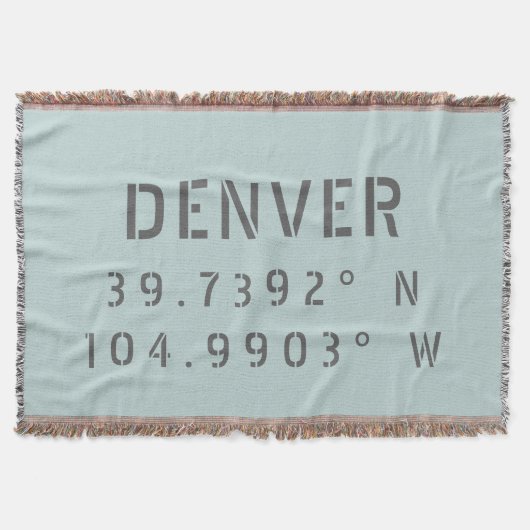 Couverture Denver Latitude Longitude (Devant)