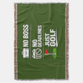 Couverture Départ à la retraite de golf sur fond de drapeau d (devant Vertical)