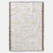 Couverture déploiement de motif floral (devant Vertical)