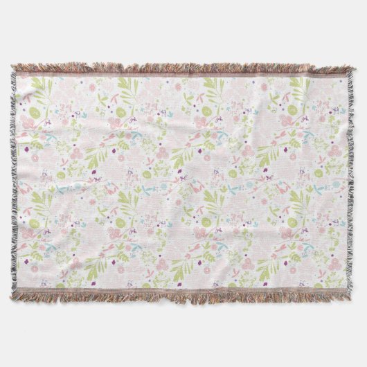 Couverture déploiement de motif floral (Devant)