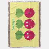 Couverture Des radis mignons chantant des légumes de dessin a (devant Vertical)
