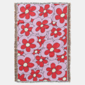 Couverture Design à la main en rouge et rose (devant Vertical)