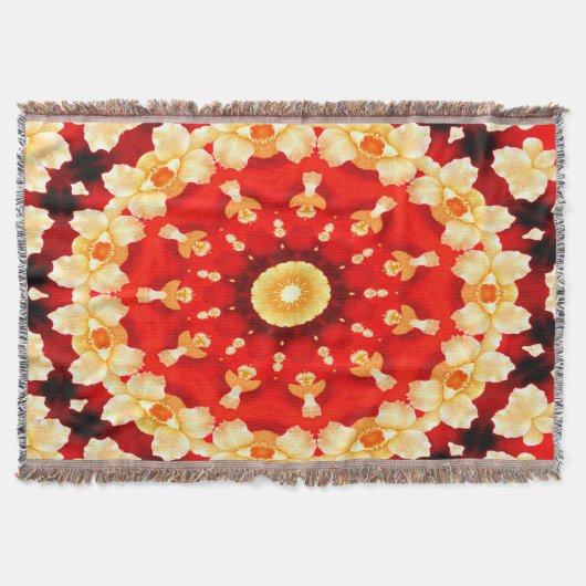 Couverture Design Abstrait-Art-Rouge Et Jaune Concentré (Devant)