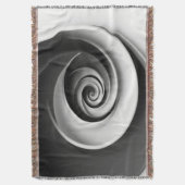 Couverture Design abstrait élégant en spirale noir et blanc,  (devant Vertical)