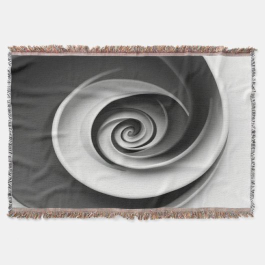 Couverture Design abstrait élégant en spirale noir et blanc,  (Devant)