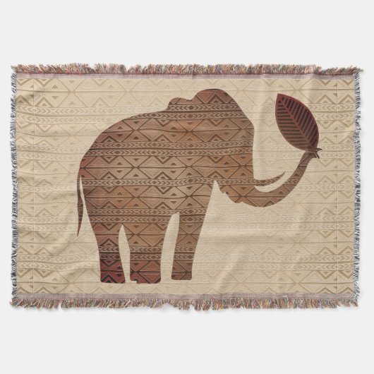 Couverture Design d'art tribal des éléphants (Devant)