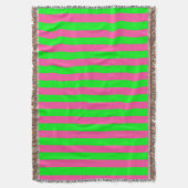 Couverture Design de bandes rose et verte (devant Vertical)