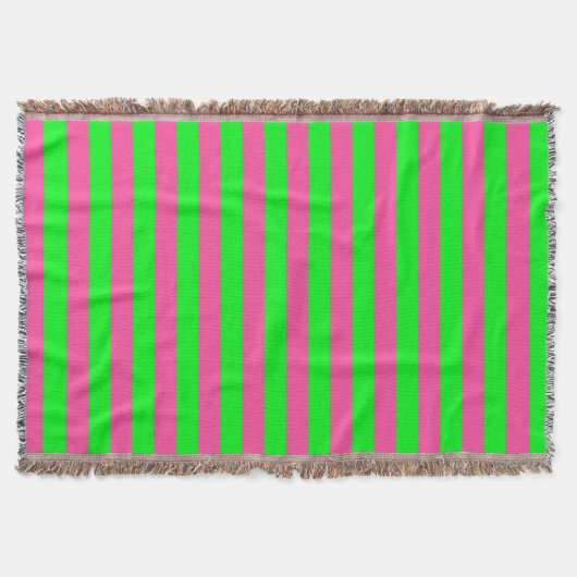 Couverture Design de bandes rose et verte (Devant)