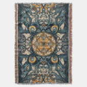 Couverture Design de plafond Turquoise et ambré folklorique (devant Vertical)