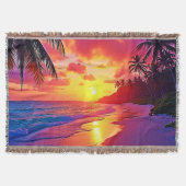 Couverture Design de rêve de plage Sunset Vibrant (Devant)
