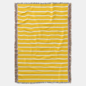 Couverture Design en rayures jaune et blanc (devant Vertical)