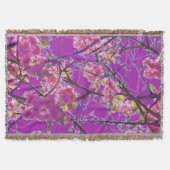Couverture Design fleuri abstrait rose pourpre (Devant)