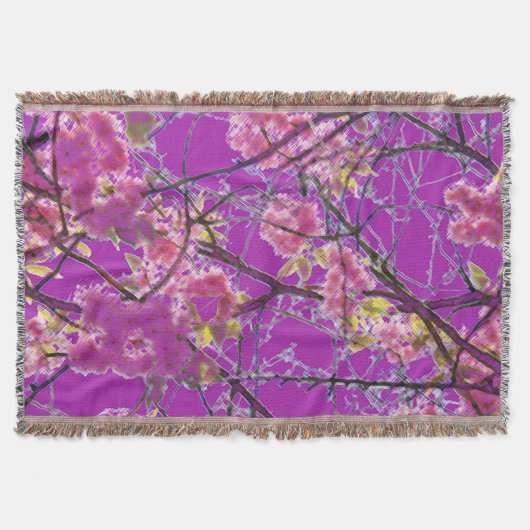 Couverture Design fleuri abstrait rose pourpre (Devant)