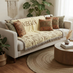 Couverture Design floral minimaliste élégant avec Monogramme