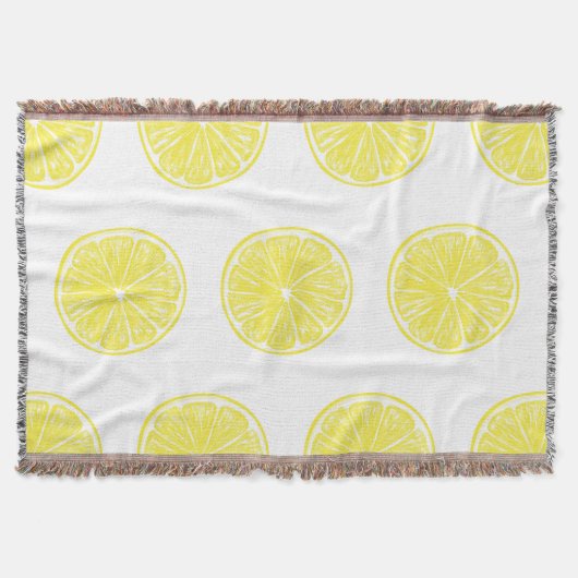 Couverture Design motif de tranches de citron (Devant)