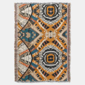 Couverture Design multicolore caribéen de luxe (devant Vertical)
