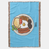 Couverture dessin animé du petit-déjeuner anglais (devant Vertical)