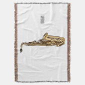 Couverture dessin animé saxophone (devant Vertical)