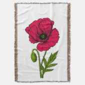 Couverture Dessin de pavot rouge (devant Vertical)