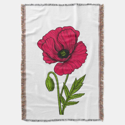 Couverture Dessin de pavot rouge (devant Vertical)