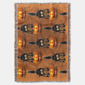 Couverture Dessin d'Halloween au chat effrayé sur Citrouille (devant Vertical)