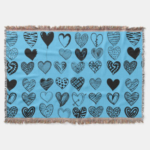 Couverture Dessin d'un coeur noir adorable Blanke