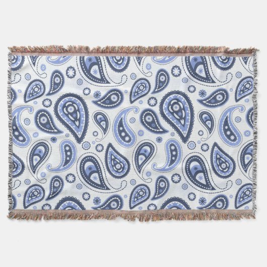 Couverture Dessin imprimé paisley floral complexe (Devant)