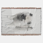 Couverture Dessin Keeshond Chiot - Joli dessin original Chien (Devant)